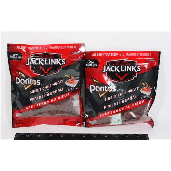 2 BAGS JACK LINK'S SWEET CHILI HEAT JERKY 75G