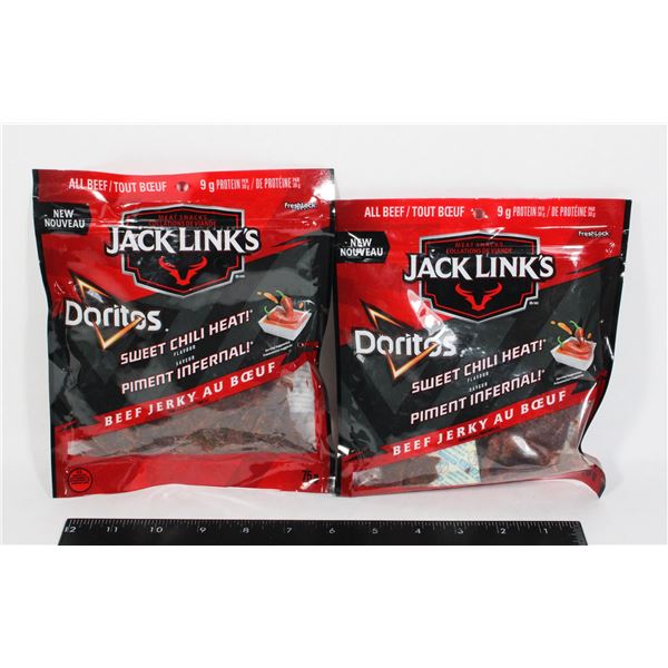 2 BAGS JACK LINK'S SWEET CHILI HEAT JERKY 75G