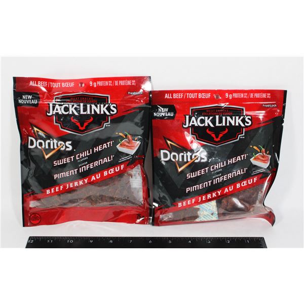 2 BAGS JACK LINK'S SWEET CHILI HEAT JERKY 75G