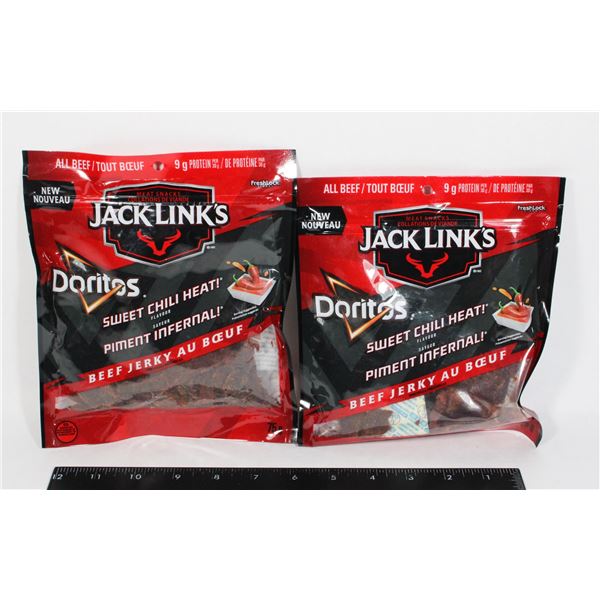 2 BAGS JACK LINK'S SWEET CHILI HEAT JERKY 75G