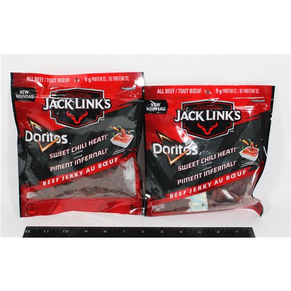 2 BAGS JACK LINK'S SWEET CHILI HEAT JERKY 75G