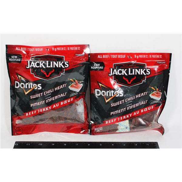 2 BAGS JACK LINK'S SWEET CHILI HEAT JERKY 75G
