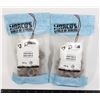 Image 1 : TWO BAGS OF MARCO'S CHOCOLATY PRETZELS 125G
