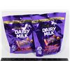 Image 1 : TWO PACK CADBURY DAIRY MILK MINI BARS FRUIT & NUTS