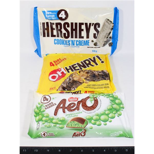 BAG OF OH HENREY, AEROS, HERSHEY'S