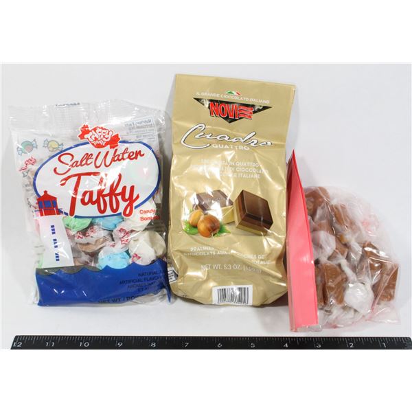 NOVI ITALIAN CHOCOLATE/SALT WATER TAFFY/CARAMELS