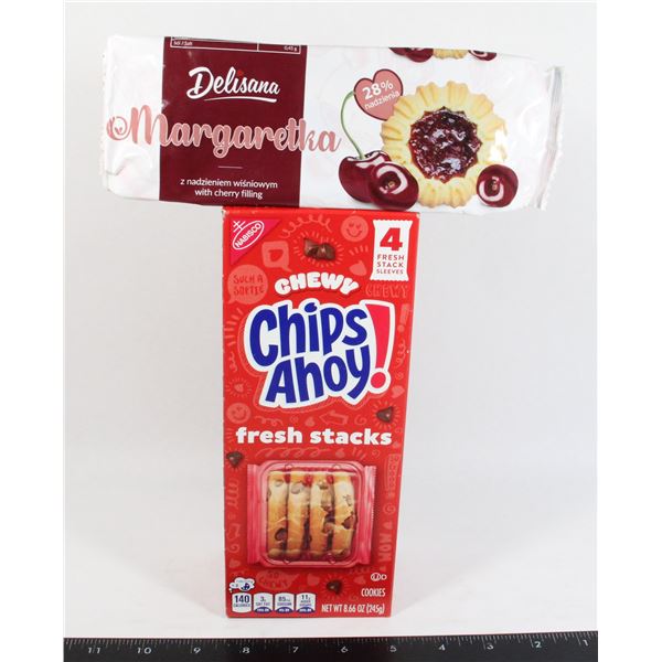 CHIPS AHOY FRESH STACKS/SHORTBREAD COOKIES W/ FILL