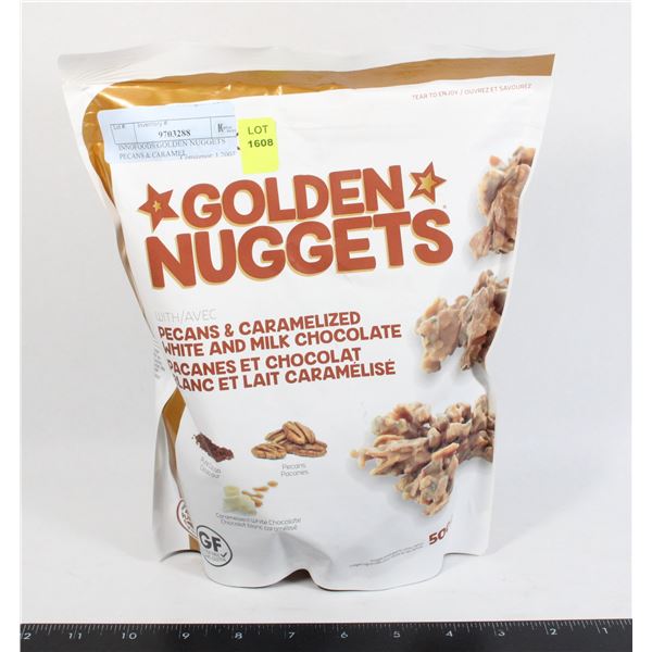 INNOFOODS GOLDEN NUGGETS PECANS & CARAMEL