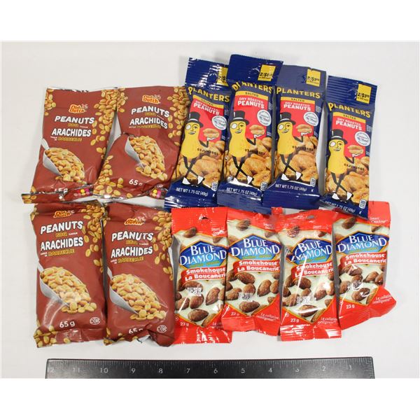 OLD DUTCH/PLANTERS/BLUE DIAMOND ALMONDS AND PEANUT