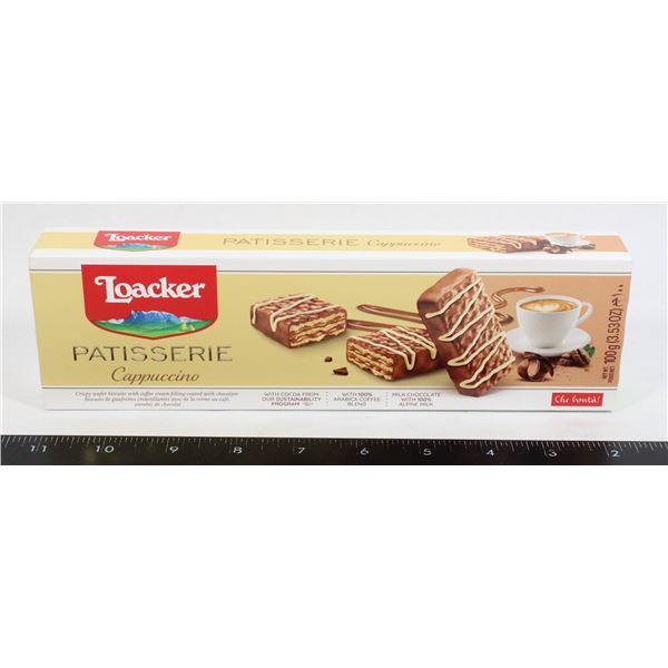 LOACKER CAPPUCCINO WAFER BISCUITS 100G
