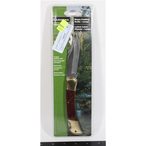 CAROLINA BRASS FOLDING KNIFE & TOOL