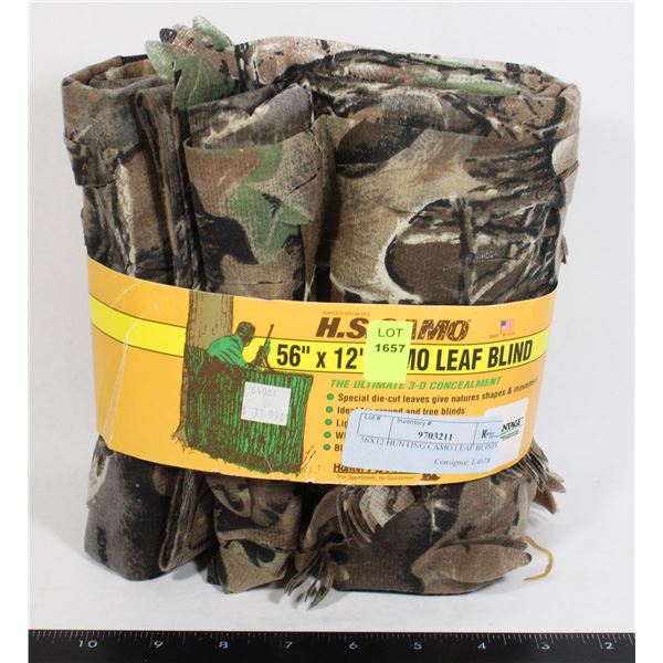 56X12 HUNTING CAMO LEAF BLIND