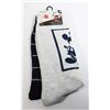 Image 1 : NEW 2 PAIR PACK DISNEY MICKEY MOUSE SOCKS