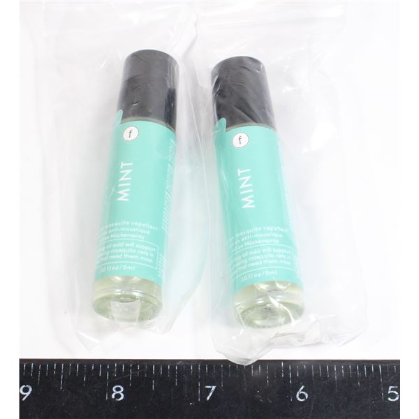 PACK OF 2 MINT ROLL ON MOSQUITO REPELLANT OIL