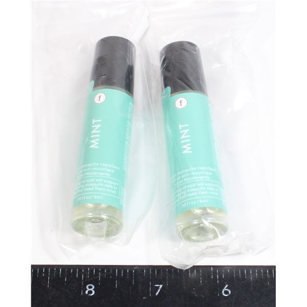 PACK OF 2 MINT ROLL ON MOSQUITO REPELLANT OIL