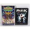 Image 1 : DIGIMON VHS AND THE ROCK WWE DVD'S