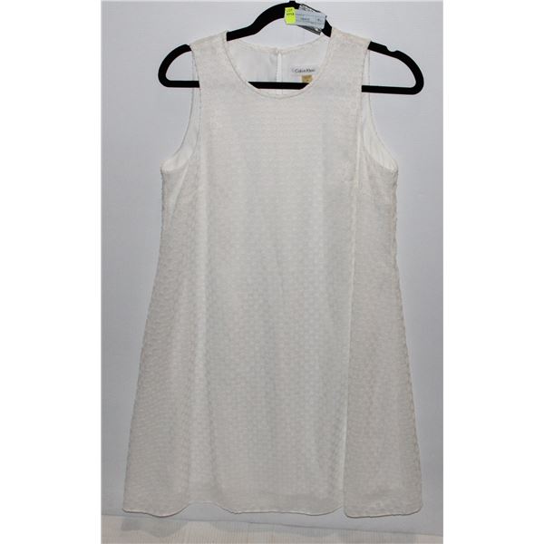 WHITE CALVIN KLEIN DRESS SIZE 4