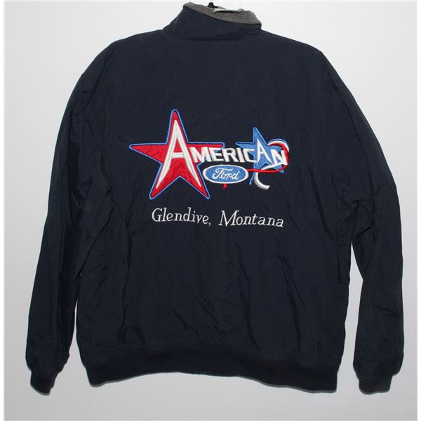 MENS LL BEAN JACKET SIZE CL WITH AMERICAN FORD