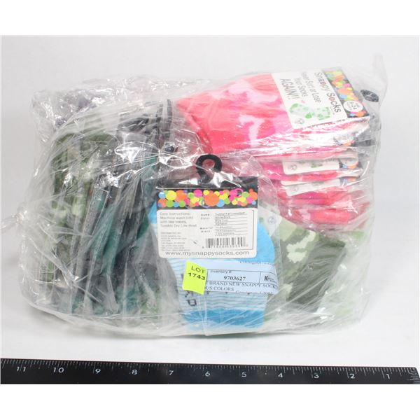 LOT OF BRAND NEW SNAPPY SOCKS VARIOUS COLORS
