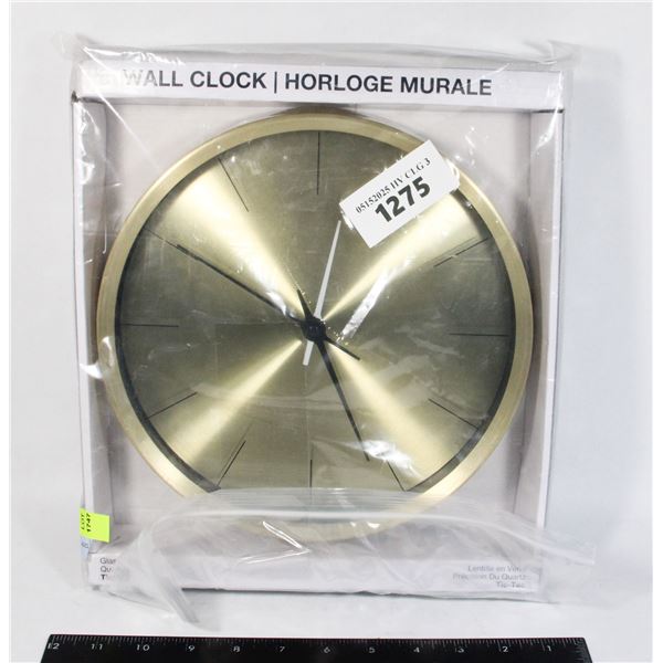 NEW GOLD WALL CLOCK