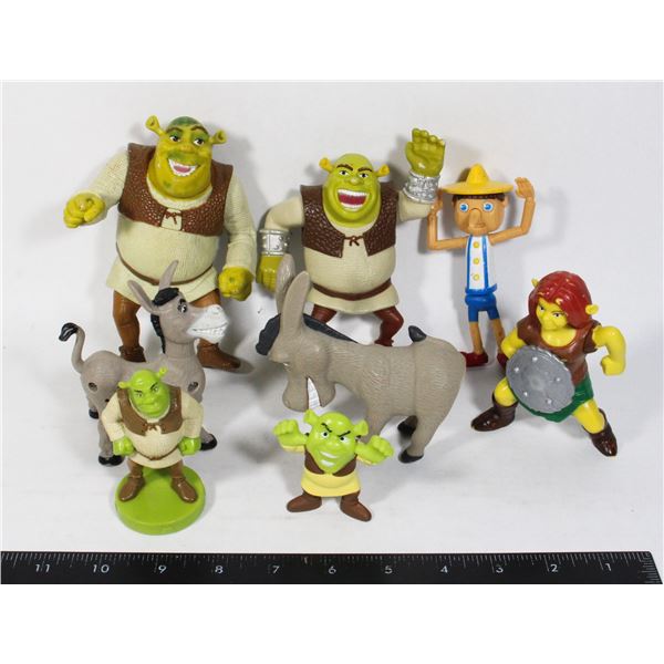 LOT OF SHREK TOYS