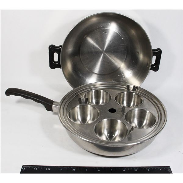 EGG POACHER PAN WITH LID