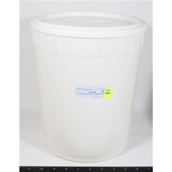 11.4L PLASTIC CONTAINER WITH LID