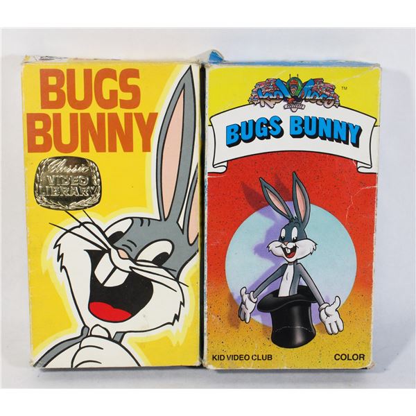 VHS BUGS BUNNY IN COLOR, VOL 1 & 2