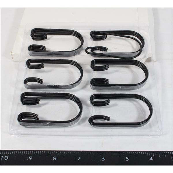 24 PACK OF SHOWER CURTAIN HANGERS