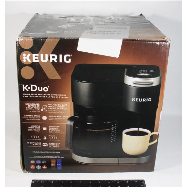LOOKS NEW KUREIG DUO COFFEE MAKER AMAZON RETURN