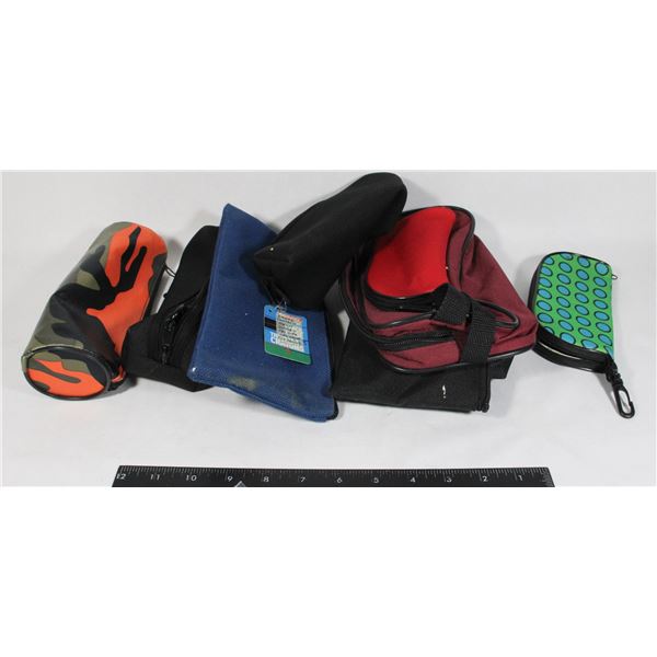 LOT OF 10 KIDS PENCIL CASES