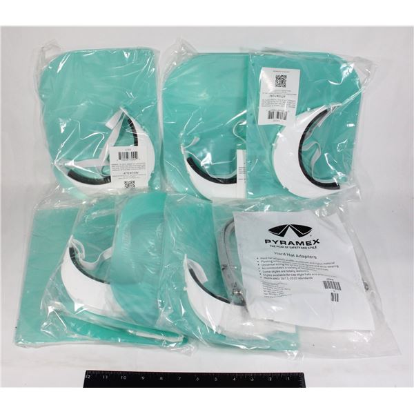 HARD HAT FACE SHIELD ADAPTER W/ SHIELDS