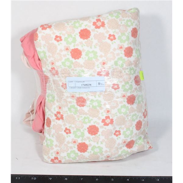 3 BABY CRIB SHEETS