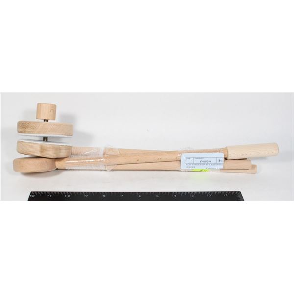 NEW WOODEN BABY CRIB MOBILE HOLDER