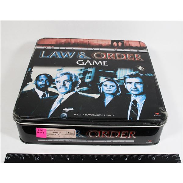 LAW AND ORDER DETECTIVE GAME IN METAL