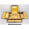 Image 1 : VINTAGE JEWELRY BOX WITH CONTENTS