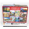 Image 1 : PUZZLES - AMERICAN LANDSCAPES - . 1 BOX WITH
