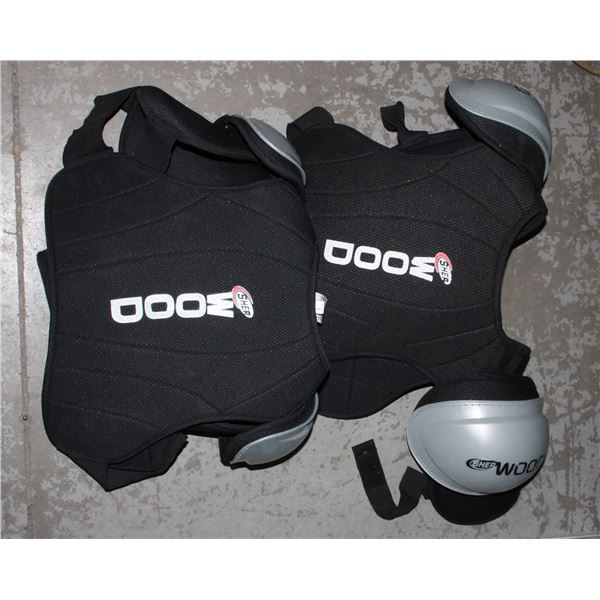 PAIR OF SHERWOOD HOCKEY SHOULDER PADS