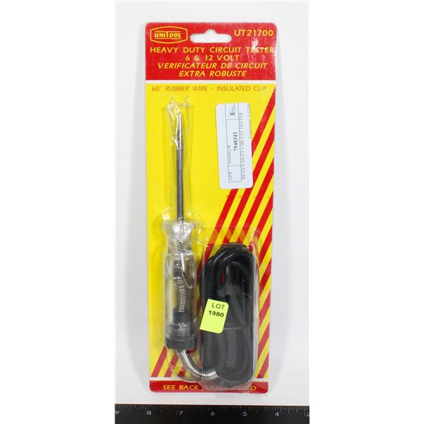 HEAVY DUTY CIRCUIT TESTER