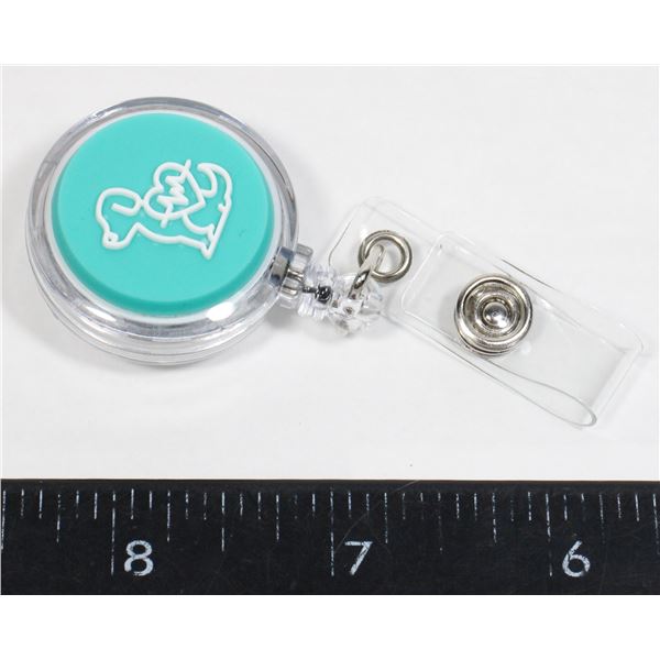 NEW VETERINARIAN THEME RETRACTABLE ID/BADGE HOLDER