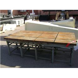 4X8 T-SLOT METAL TABLE
