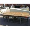 Image 1 : 4X8 T-SLOT METAL TABLE
