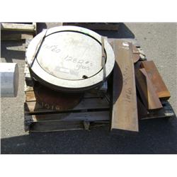 APPROX 1282LBS STEEL STOCK