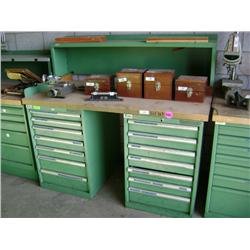 LISTA BUTCHER BLOCK 14 DRAWER WORK BENCH