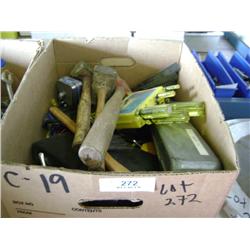 BOX OF MIXED SHOP TOOLS