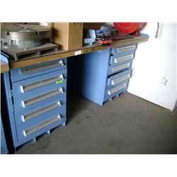 LYON 10 DRAWER  BUTCHER BLOCK WORK BENCH 6'