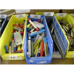 TUB OF MIXED SIZED END MILLS & MILLING DRILL BITS