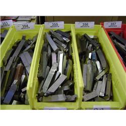 TUB OF MIXED SIZED BORING BAR BITS
