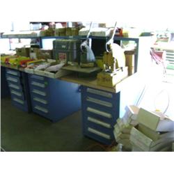 LYON 10 DRAWER  BUTCHER BLOCK WORK BENCH 6'