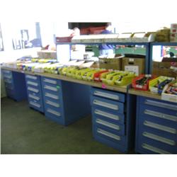 LYON 10 DRAWER  BUTCHER BLOCK WORK BENCH 6'